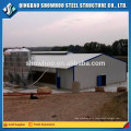 Bajo Costo Prefabricados de Acero Barn Design Poultry Farm Shed